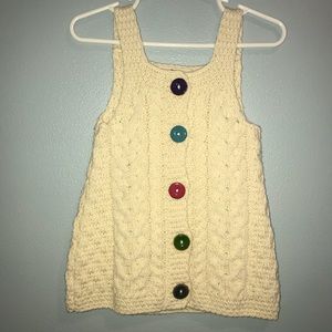 CARRAIG DONN Irish Wool Jumper Size 6-12 months